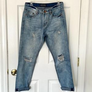 Women’s Straight Leg Jeans Size 3 Ripped Jeans